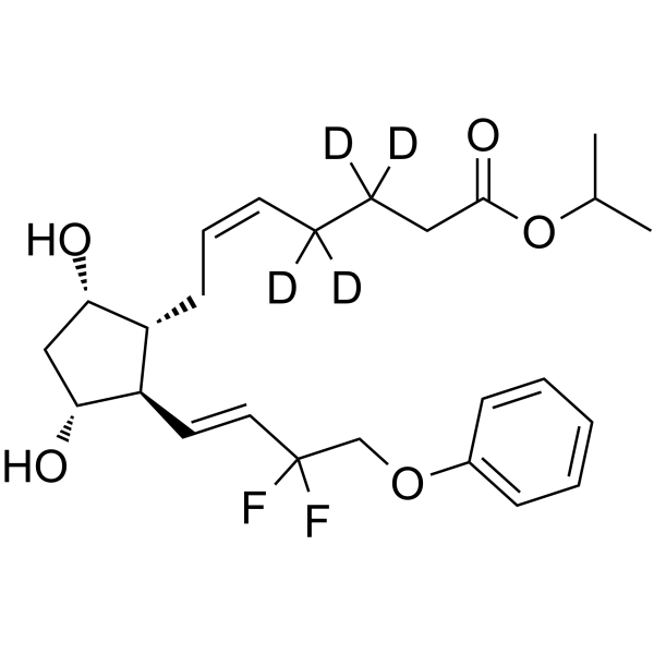 Tafluprost-d4 Chemical Structure