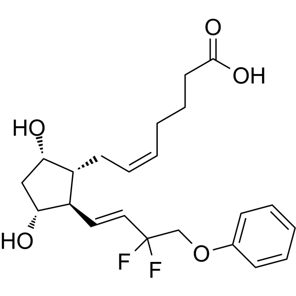 Tafluprost acid Chemical Structure