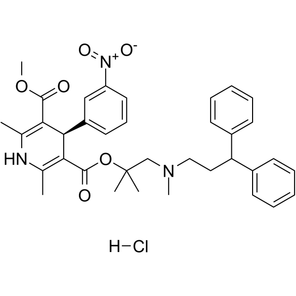 (R)-Lercanidipine hydrochloride Chemical Structure