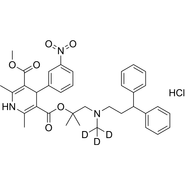 Lercanidipine-<em>d</em>3 hydrochloride