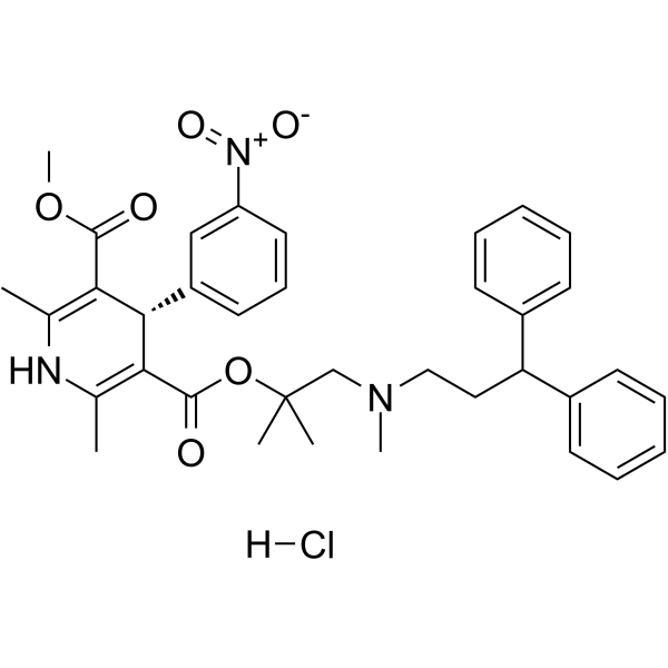 (S)-Lercanidipine hydrochloride Chemical Structure