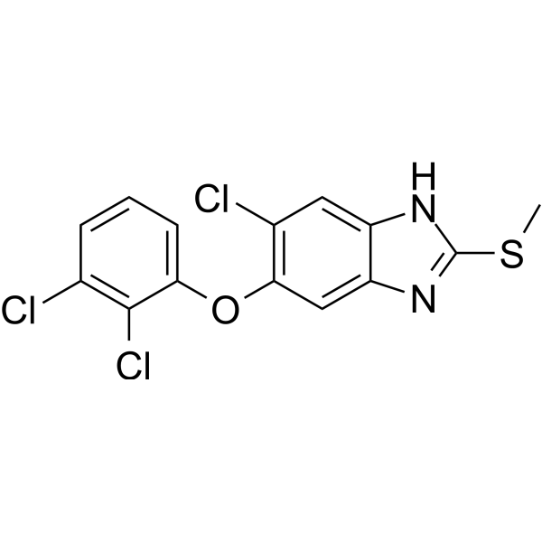 Triclabendazole Chemical Structure