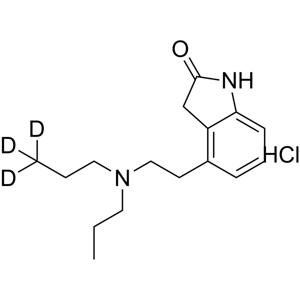 Ropinirole-d<sub>3</sub> hydrochloride Chemical Structure