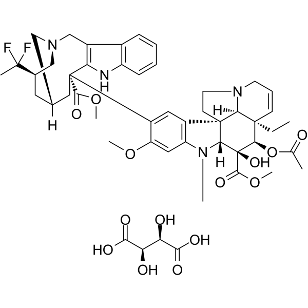 Vinflunine Tartrate Chemical Structure