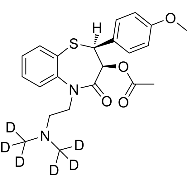 Diltiazem-d<sub>6</sub> Chemical Structure