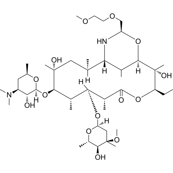 Dirithromycin Chemical Structure