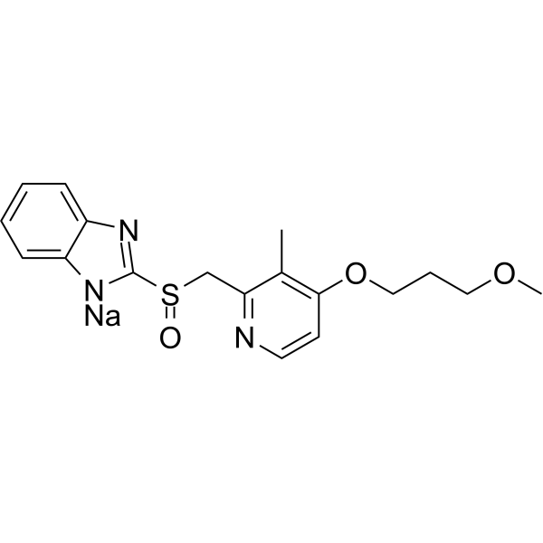 Rabeprazole sodium Chemical Structure
