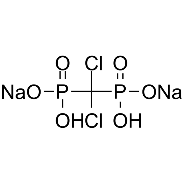 Clodronic acid disodium salt Chemical Structure
