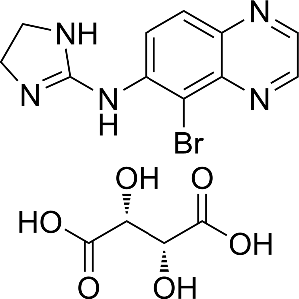 Brimonidine tartrate Chemical Structure