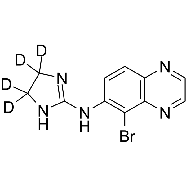 Brimonidine-d<sub>4</sub> Chemical Structure