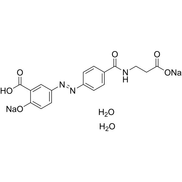 Balsalazide sodium hydrate Chemical Structure