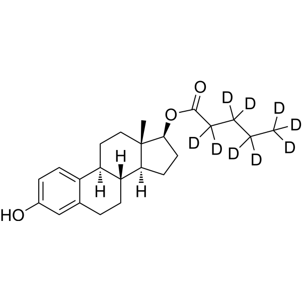 Estradiol valerianate-d<sub>9</sub> Chemical Structure