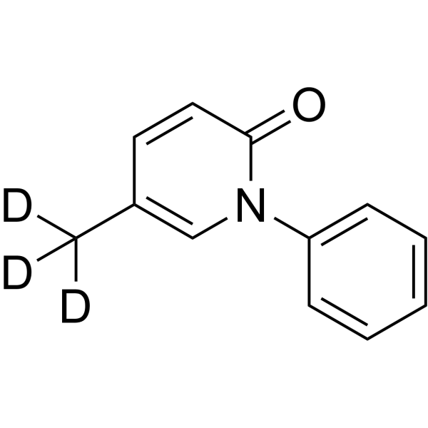 Deupirfenidone-d<sub>3</sub> Chemical Structure