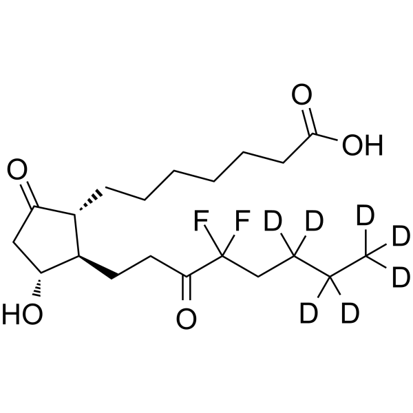 Lubiprostone-d<sub>7</sub> Chemical Structure