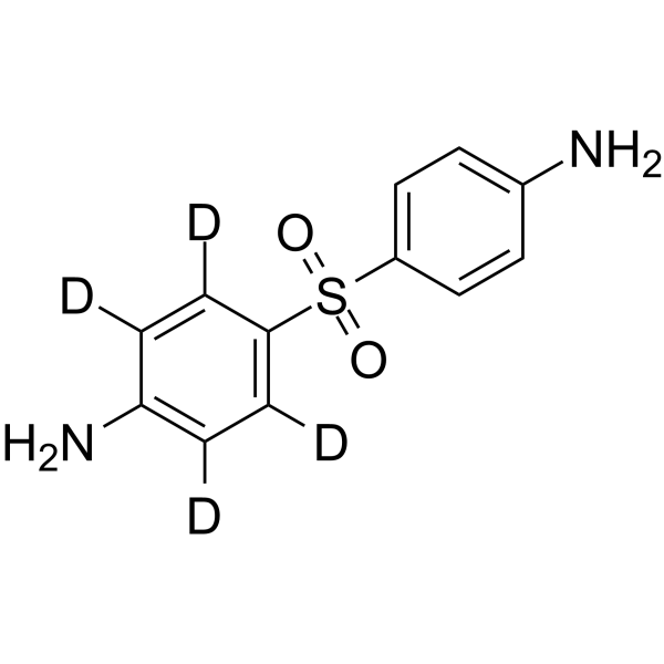 Dapsone-d<sub>4</sub> Chemical Structure