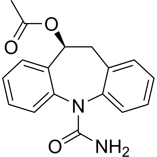 Eslicarbazepine acetate Chemical Structure