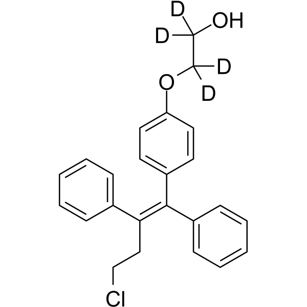 Ospemifene-d<sub>4</sub> Chemical Structure