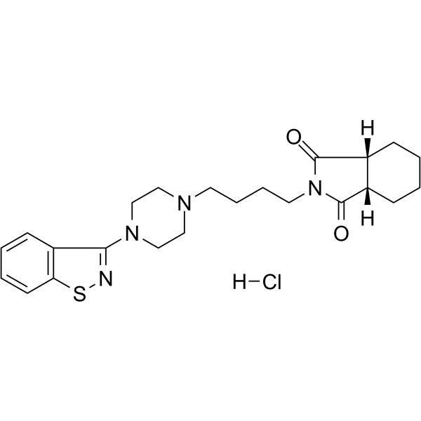 Perospirone hydrochloride Chemical Structure