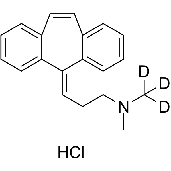 Cyclobenzaprine-d<sub>3</sub> hydrochloride Chemical Structure