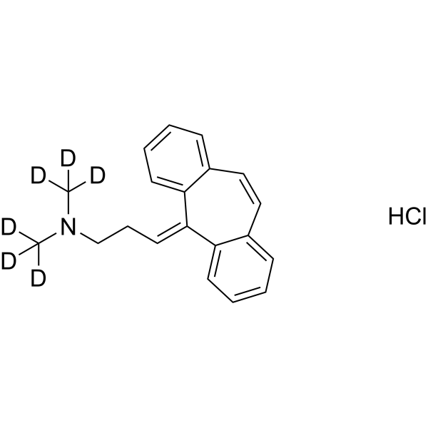 Cyclobenzaprine-d<sub>6</sub> hydrochloride Chemical Structure