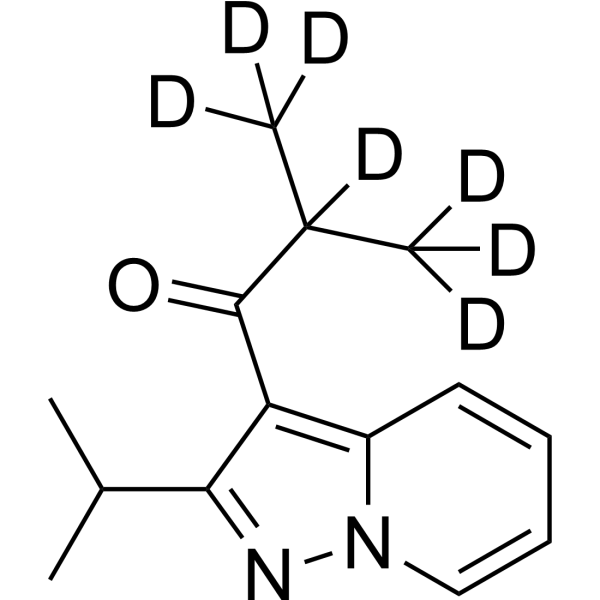 Ibudilast-d<sub>7</sub> Chemical Structure