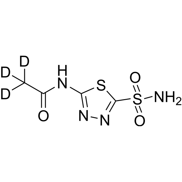 Acetazolamide-d3 Chemical Structure