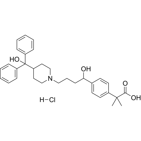 Fexofenadine hydrochloride Chemical Structure