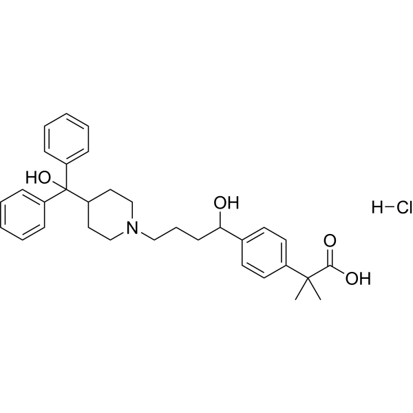 Fexofenadine hydrochloride (Standard) Chemical Structure