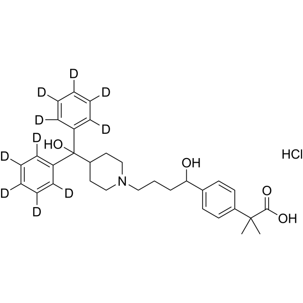 <em>Fexofenadine</em>-d10 hydrochloride