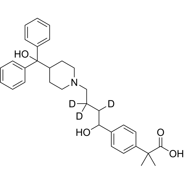 Fexofenadine-d<sub>3</sub> Chemical Structure