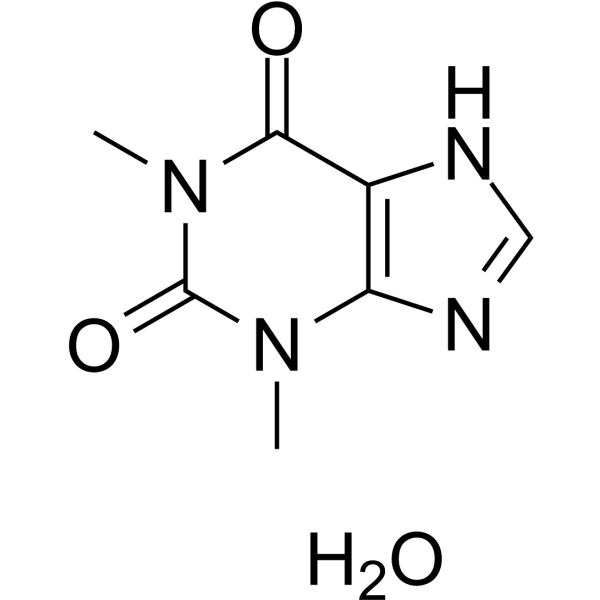 Theophylline monohydrate Chemical Structure