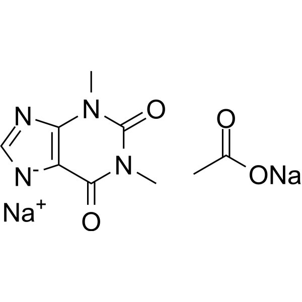 Theophylline sodium acetate Chemical Structure