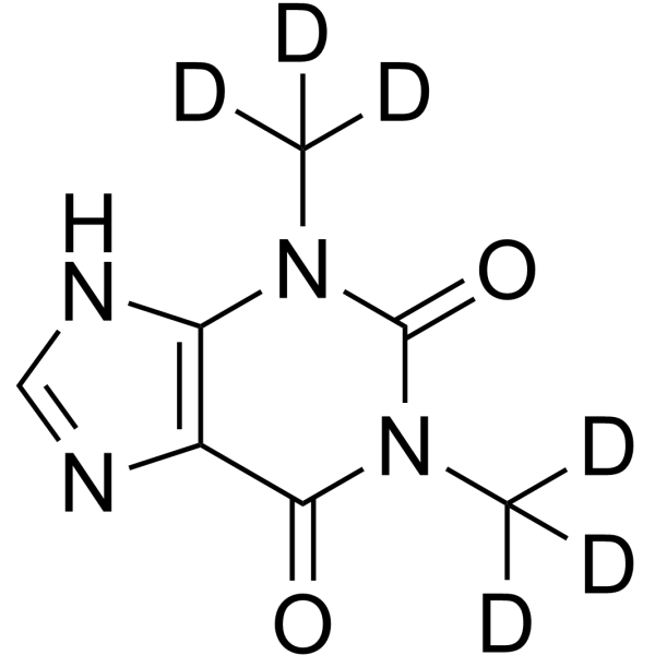 Theophylline-d<sub>6</sub> Chemical Structure