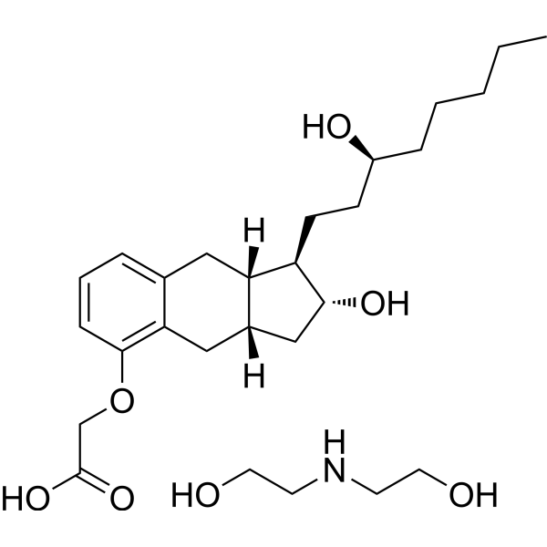 Treprostinil diethanolamine Chemical Structure