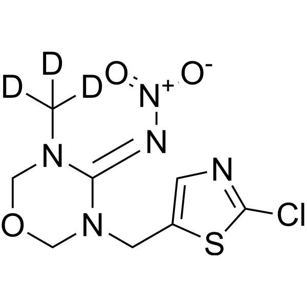 Thiamethoxam-d<sub>3</sub> Chemical Structure