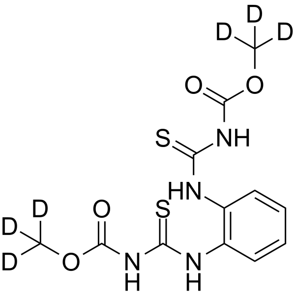 Thiophanate-methyl-d<sub>6</sub> Chemical Structure