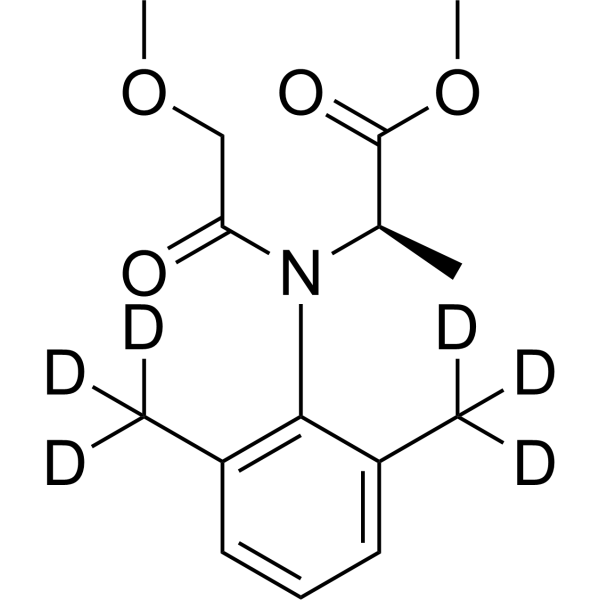 Metalaxyl-M-d<sub>6</sub> Chemical Structure
