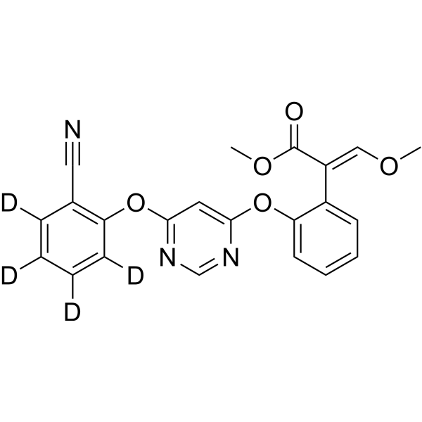 Azoxystrobin-d<sub>4</sub> Chemical Structure