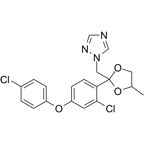 Difenoconazole Chemical Structure
