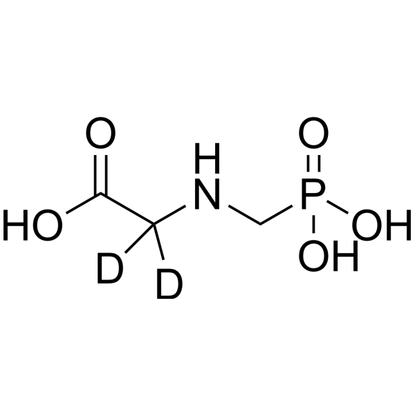 Glyphosate-d<sub>2</sub>-1 Chemical Structure
