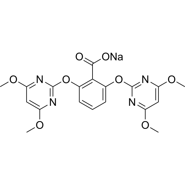 Bispyribac sodium Chemical Structure