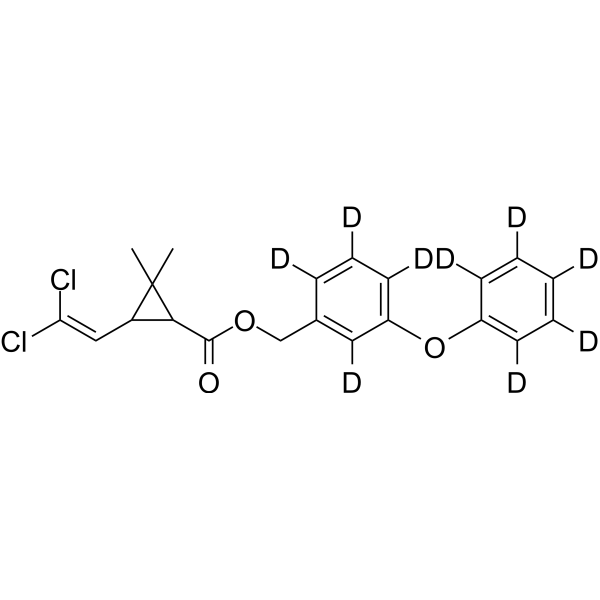 Permethrin-d9 Chemical Structure