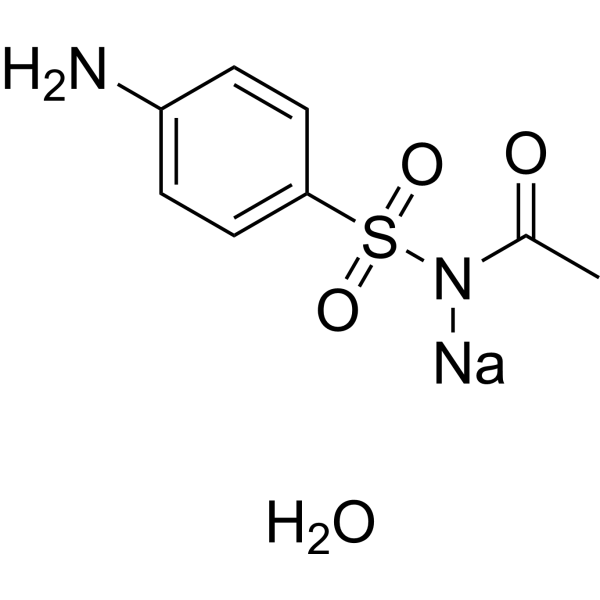 Sulfacetamide sodium monohydrate Chemical Structure