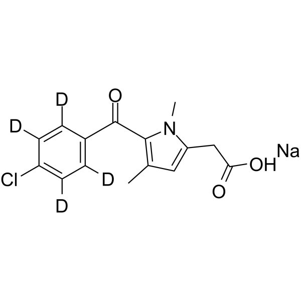 Zomepirac-d4 sodium salt Chemical Structure