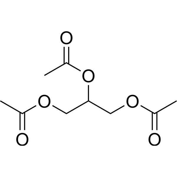 Triacetin Chemical Structure