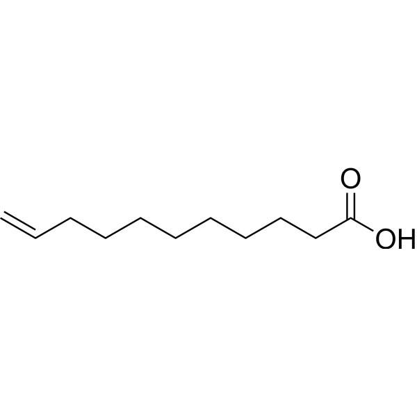 10-Undecenoic acid Chemical Structure