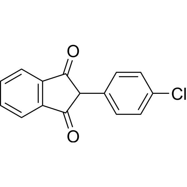 Chlorindione Chemical Structure