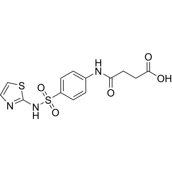 Succinylsulfathiazole Chemical Structure