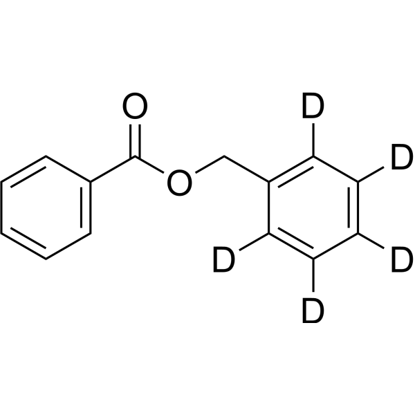 Benzyl benzoate-d<sub>5</sub> Chemical Structure