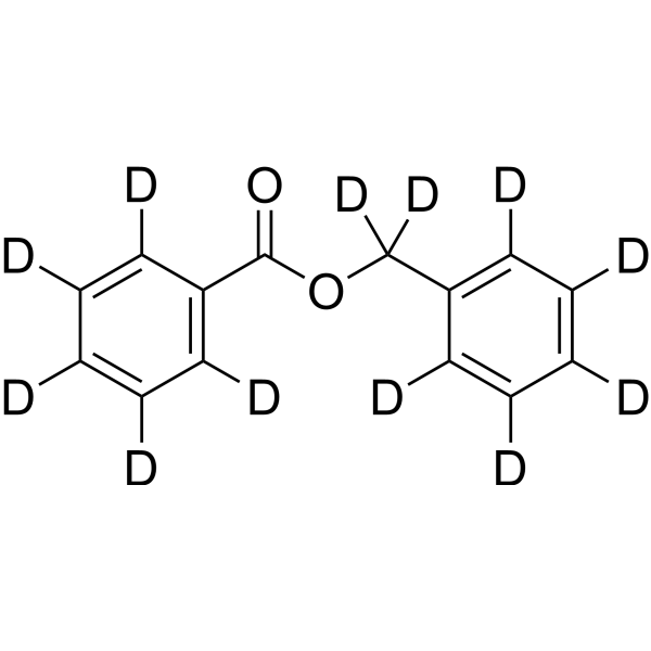 Benzyl benzoate-d<sub>12</sub> Chemical Structure